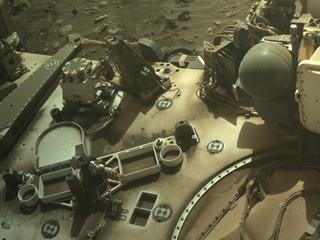 View image taken on Mars, Mars Perseverance Sol 848: Right Navigation Camera (Navcam)