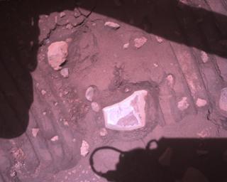 View image taken on Mars, Mars Perseverance Sol 849: Rover Down-Look Camera