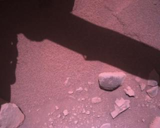 View image taken on Mars, Mars Perseverance Sol 849: Rover Down-Look Camera