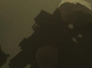 View image taken on Mars, Mars Perseverance Sol 850: Front Left Hazard Avoidance Camera (Hazcam)