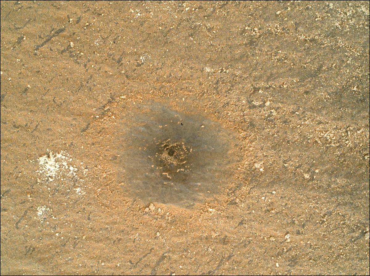 This image was taken by SHERLOC_WATSON onboard NASA's Mars rover Perseverance on Sol 851