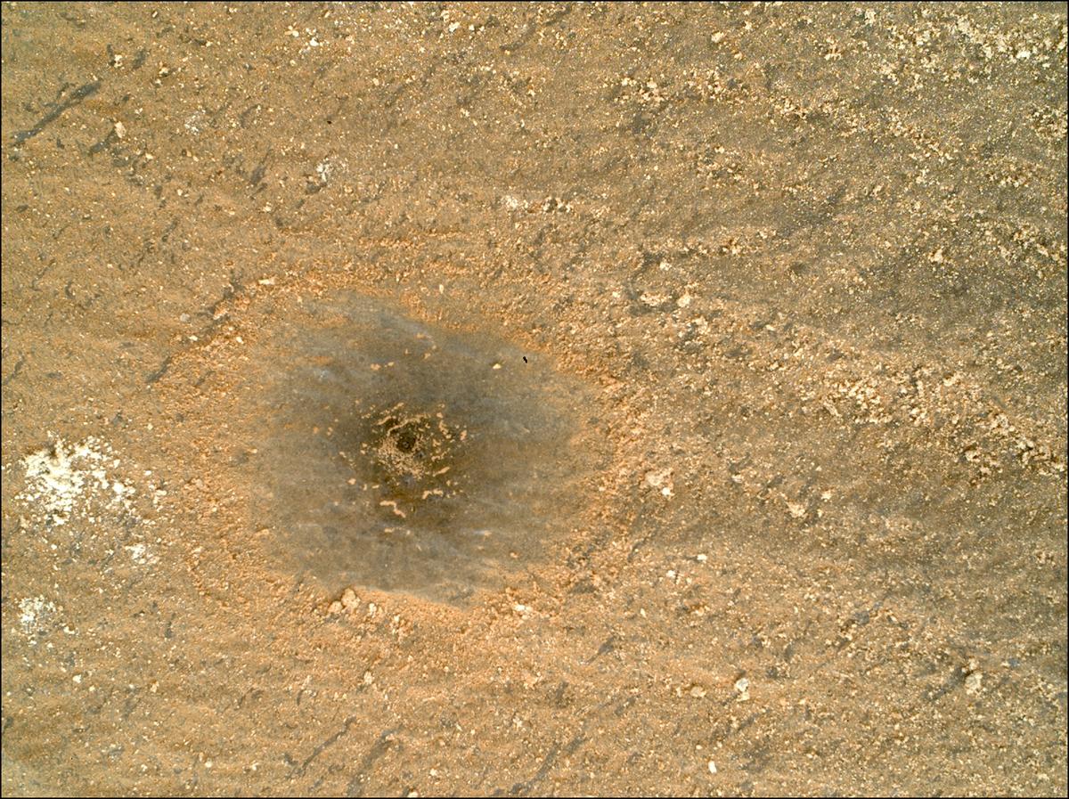This image was taken by SHERLOC_WATSON onboard NASA's Mars rover Perseverance on Sol 851
