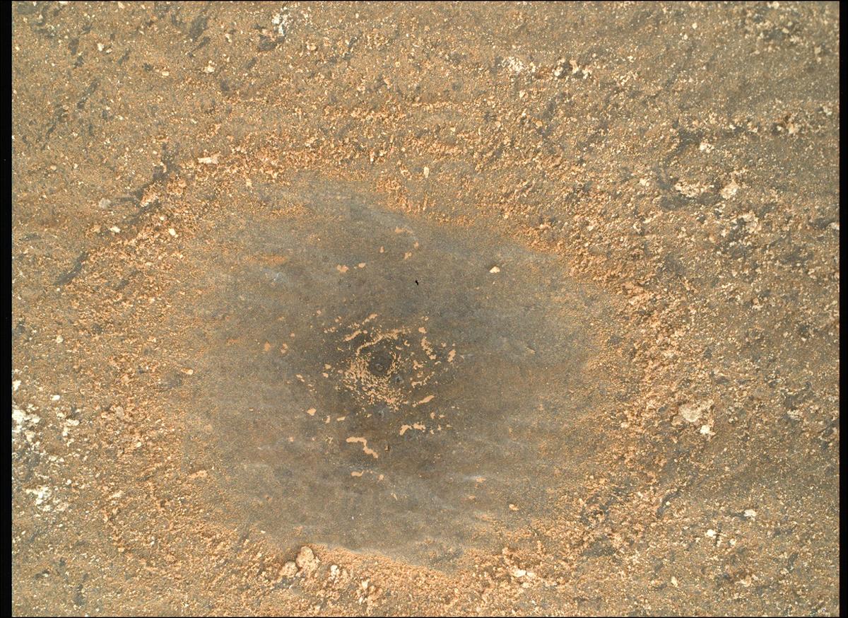 This image was taken by SHERLOC_WATSON onboard NASA's Mars rover Perseverance on Sol 851