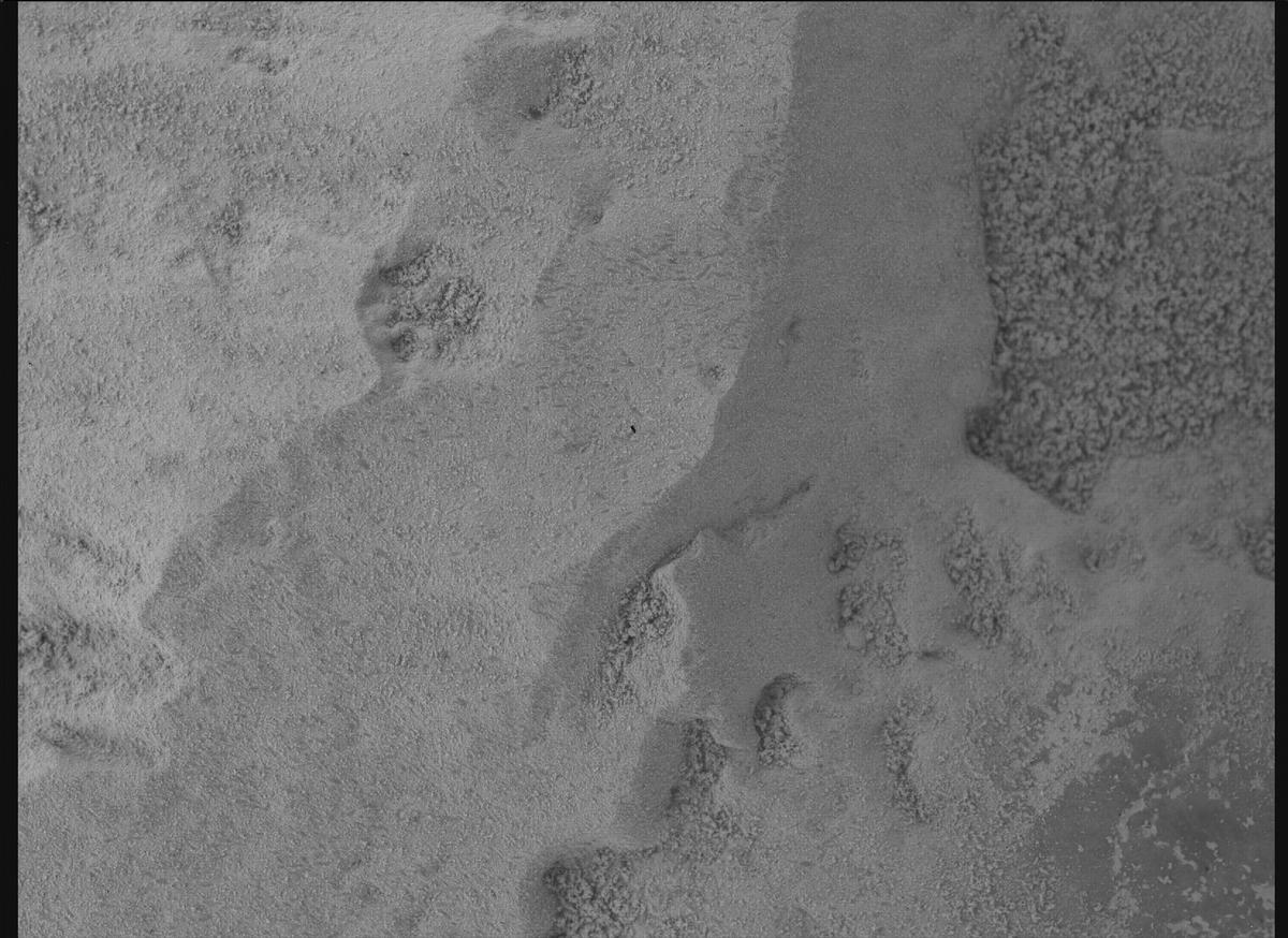 This image was taken by SHERLOC_WATSON onboard NASA's Mars rover Perseverance on Sol 857
