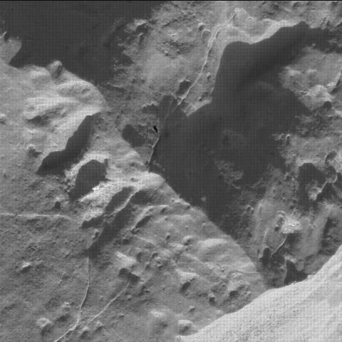 This image was taken by SHERLOC_WATSON onboard NASA's Mars rover Perseverance on Sol 857