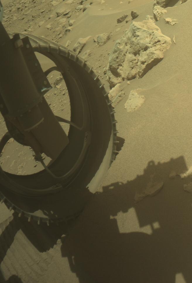 This image was taken by FRONT_HAZCAM_LEFT_A onboard NASA's Mars rover Perseverance on Sol 859