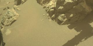 View image taken on Mars, Mars Perseverance Sol 859: Front Left Hazard Avoidance Camera (Hazcam)