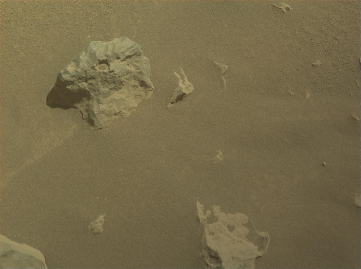This image was taken by FRONT_HAZCAM_LEFT_A onboard NASA's Mars rover Perseverance on Sol 859