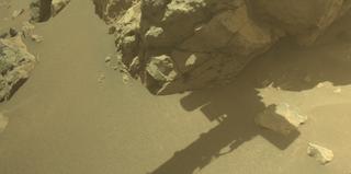 View image taken on Mars, Mars Perseverance Sol 859: Front Right Hazard Avoidance Camera (Hazcam)