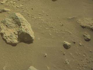 View image taken on Mars, Mars Perseverance Sol 859: Front Right Hazard Avoidance Camera (Hazcam)