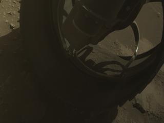 View image taken on Mars, Mars Perseverance Sol 859: Front Right Hazard Avoidance Camera (Hazcam)