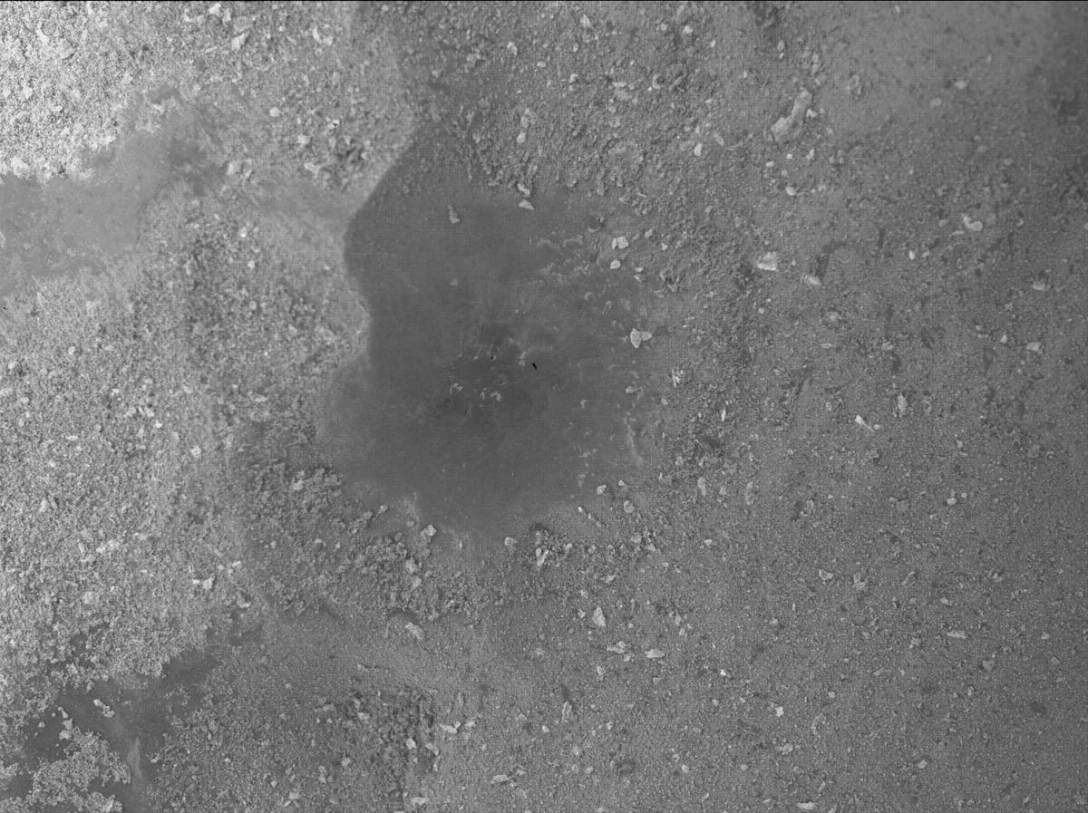 This image was taken by SHERLOC_WATSON onboard NASA's Mars rover Perseverance on Sol 860