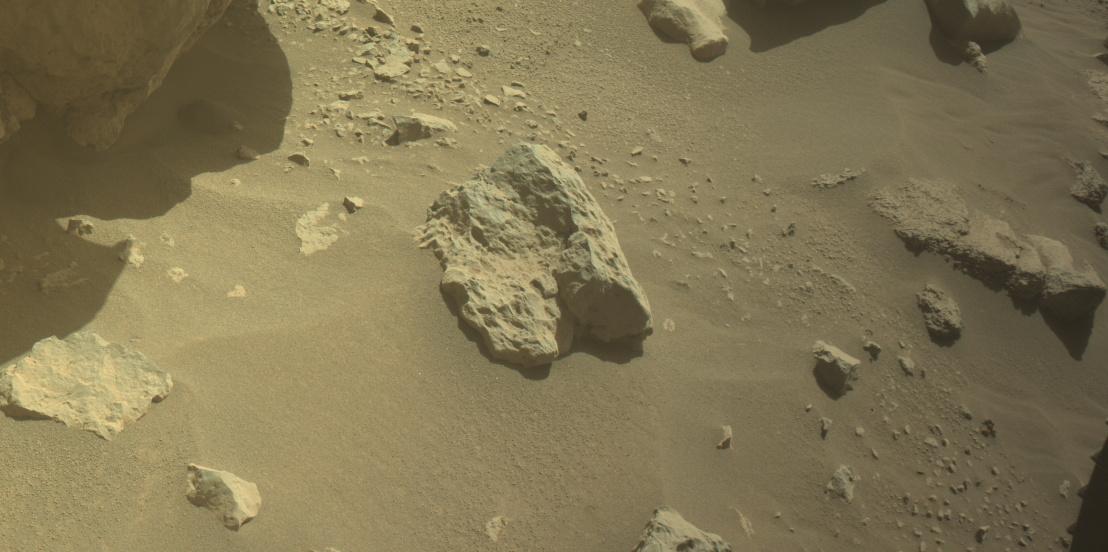 This image was taken by FRONT_HAZCAM_LEFT_A onboard NASA's Mars rover Perseverance on Sol 863