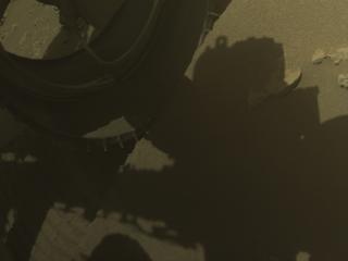 View image taken on Mars, Mars Perseverance Sol 864: Front Left Hazard Avoidance Camera (Hazcam)