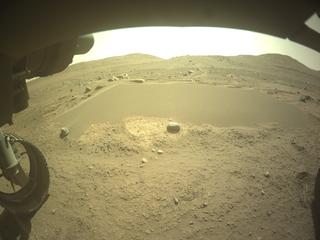 View image taken on Mars, Mars Perseverance Sol 871: Front Left Hazard Avoidance Camera (Hazcam)
