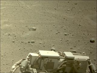 View image taken on Mars, Mars Perseverance Sol 871: Left Navigation Camera (Navcam)