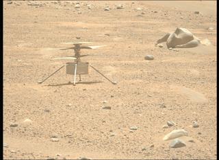 View image taken on Mars, Mars Perseverance Sol 871: Left Mastcam-Z Camera