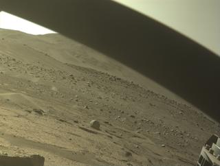 View image taken on Mars, Mars Perseverance Sol 872: Front Right Hazard Avoidance Camera (Hazcam)