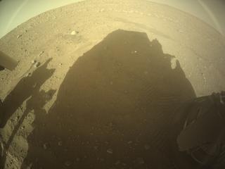 View image taken on Mars, Mars Perseverance Sol 872: Rear Right Hazard Avoidance Camera (Hazcam)