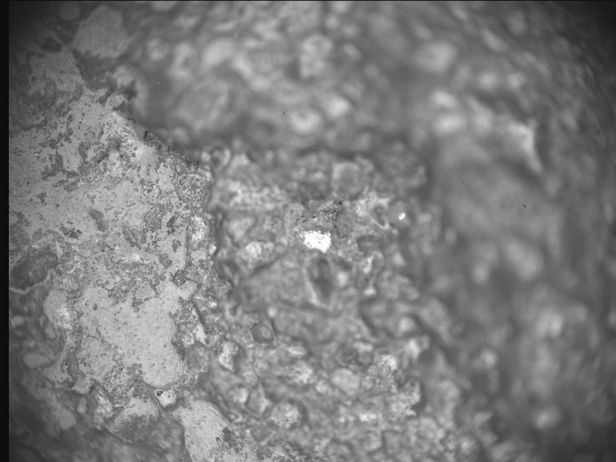 This image was taken by SHERLOC_ACI onboard NASA's Mars rover Perseverance on Sol 874