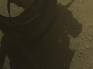 View image taken on Mars, Mars Perseverance Sol 877: Front Left Hazard Avoidance Camera (Hazcam)