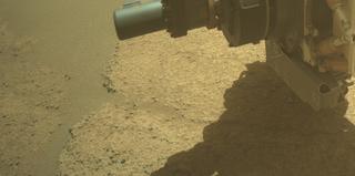 View image taken on Mars, Mars Perseverance Sol 877: Front Right Hazard Avoidance Camera (Hazcam)