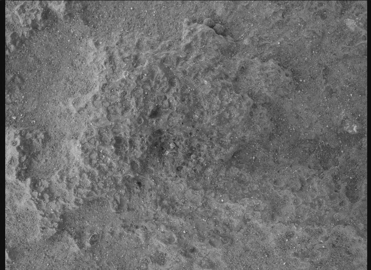 This image was taken by SHERLOC_WATSON onboard NASA's Mars rover Perseverance on Sol 879