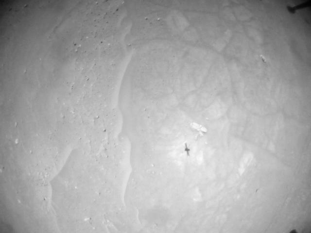 This image was taken by HELI_NAV onboard NASA's Mars rover Perseverance on Sol 881