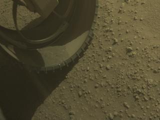 View image taken on Mars, Mars Perseverance Sol 882: Front Left Hazard Avoidance Camera (Hazcam)