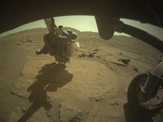 View image taken on Mars, Mars Perseverance Sol 882: Front Right Hazard Avoidance Camera (Hazcam)