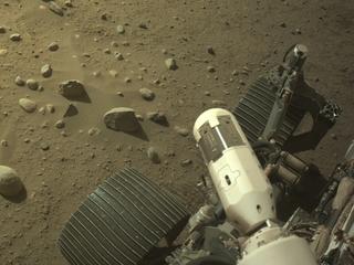 View image taken on Mars, Mars Perseverance Sol 885: Left Navigation Camera (Navcam)