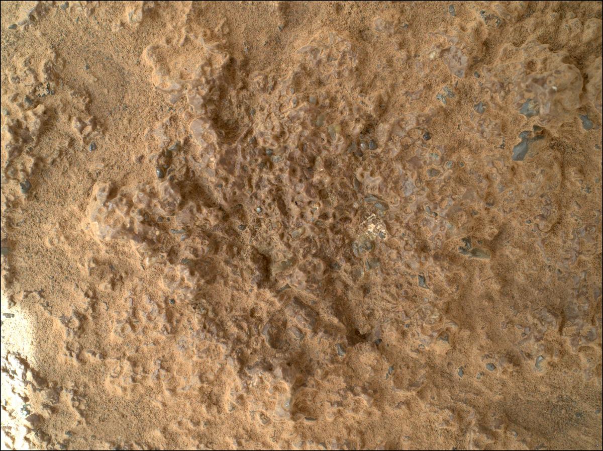 This image was taken by SHERLOC_WATSON onboard NASA's Mars rover Perseverance on Sol 887