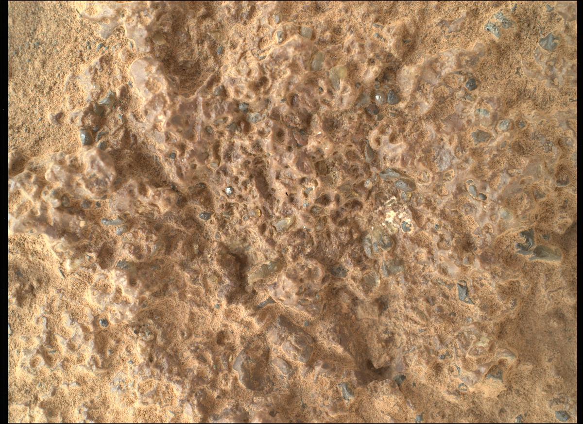 This image was taken by SHERLOC_WATSON onboard NASA's Mars rover Perseverance on Sol 887