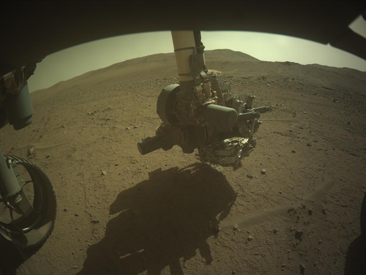 This image was taken by FRONT_HAZCAM_LEFT_A onboard NASA's Mars rover Perseverance on Sol 894