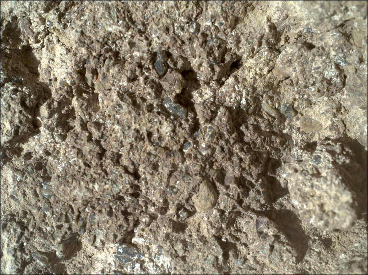 This image was taken by SHERLOC_WATSON onboard NASA's Mars rover Perseverance on Sol 894