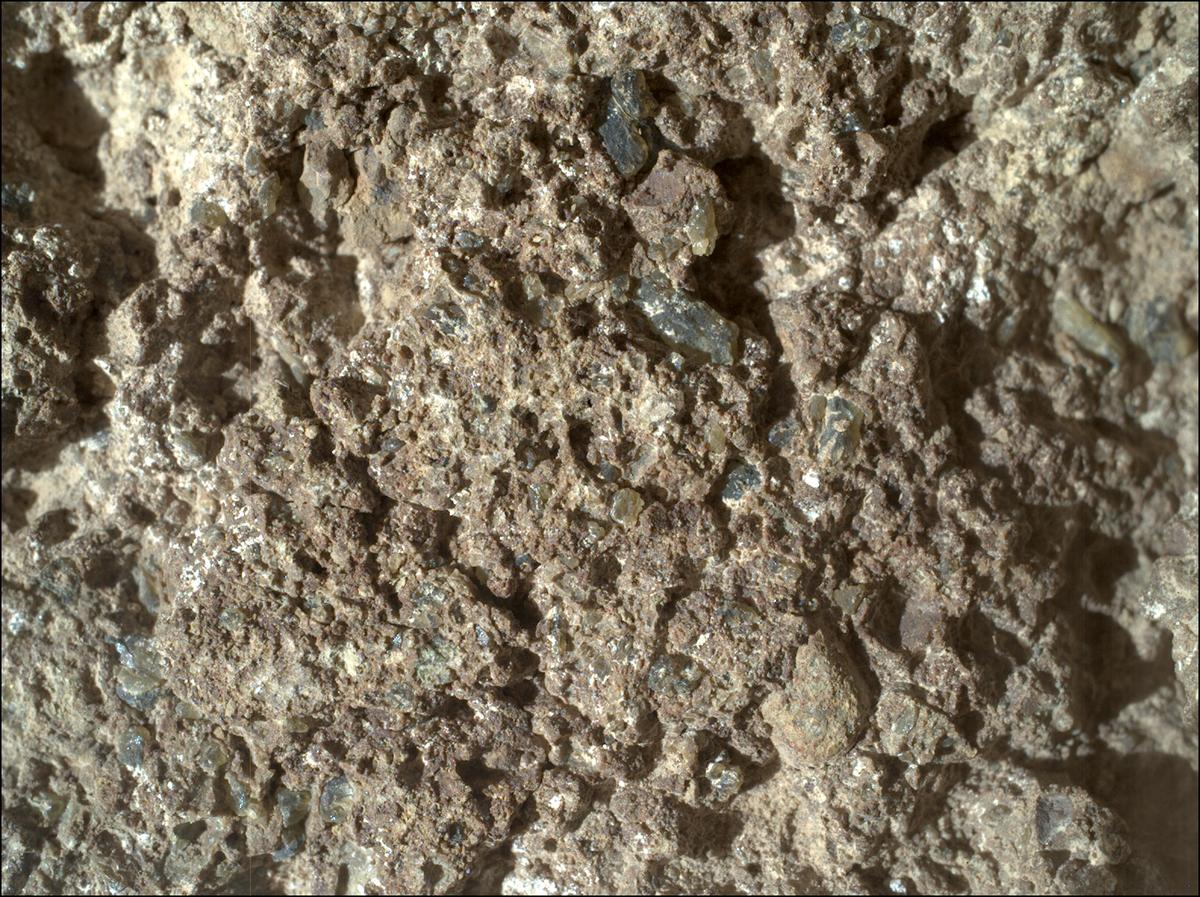 This image was taken by SHERLOC_WATSON onboard NASA's Mars rover Perseverance on Sol 894