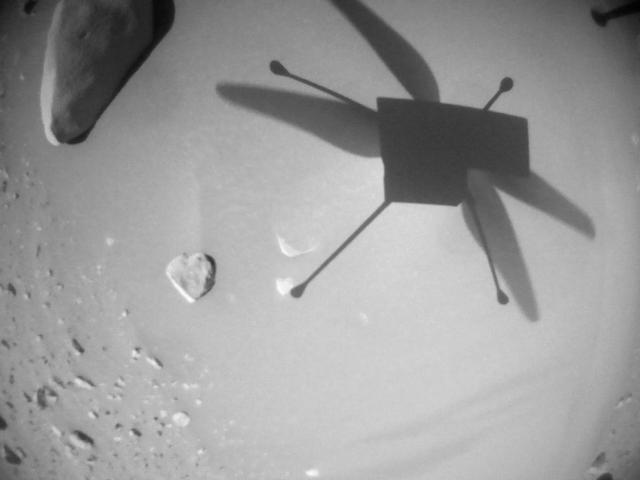 This image was taken by HELI_NAV onboard NASA's Mars rover Perseverance on Sol 902