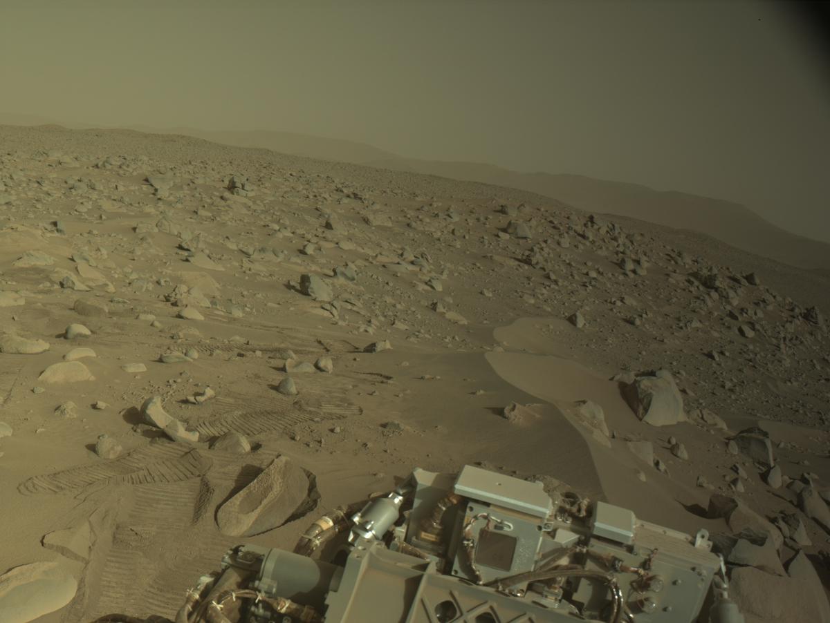 This image was taken by NAVCAM_RIGHT onboard NASA's Mars rover Perseverance on Sol 907