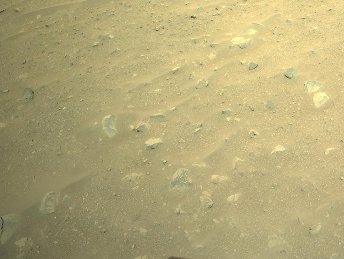 This image was taken by NAVCAM_RIGHT onboard NASA's Mars rover Perseverance on Sol 909