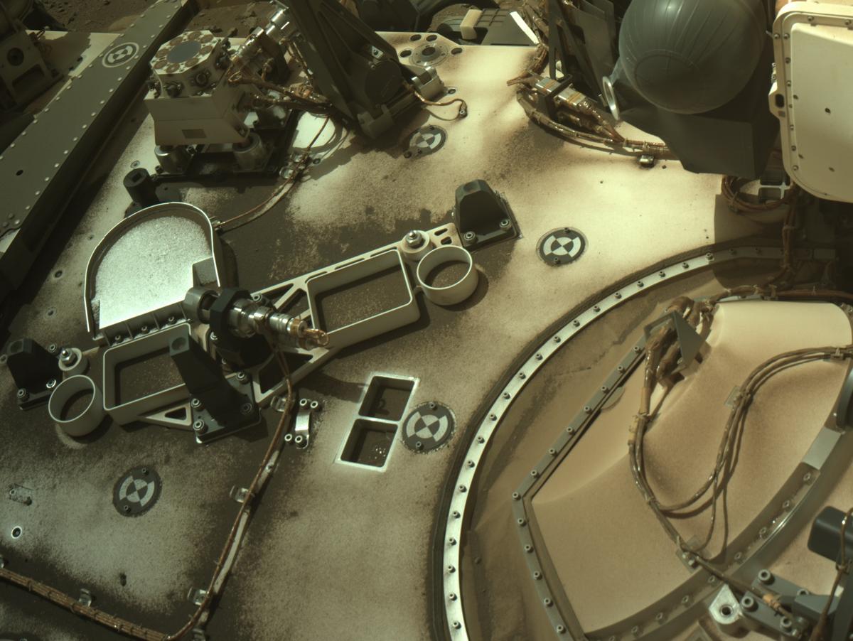 This image was taken by NAVCAM_RIGHT onboard NASA's Mars rover Perseverance on Sol 909
