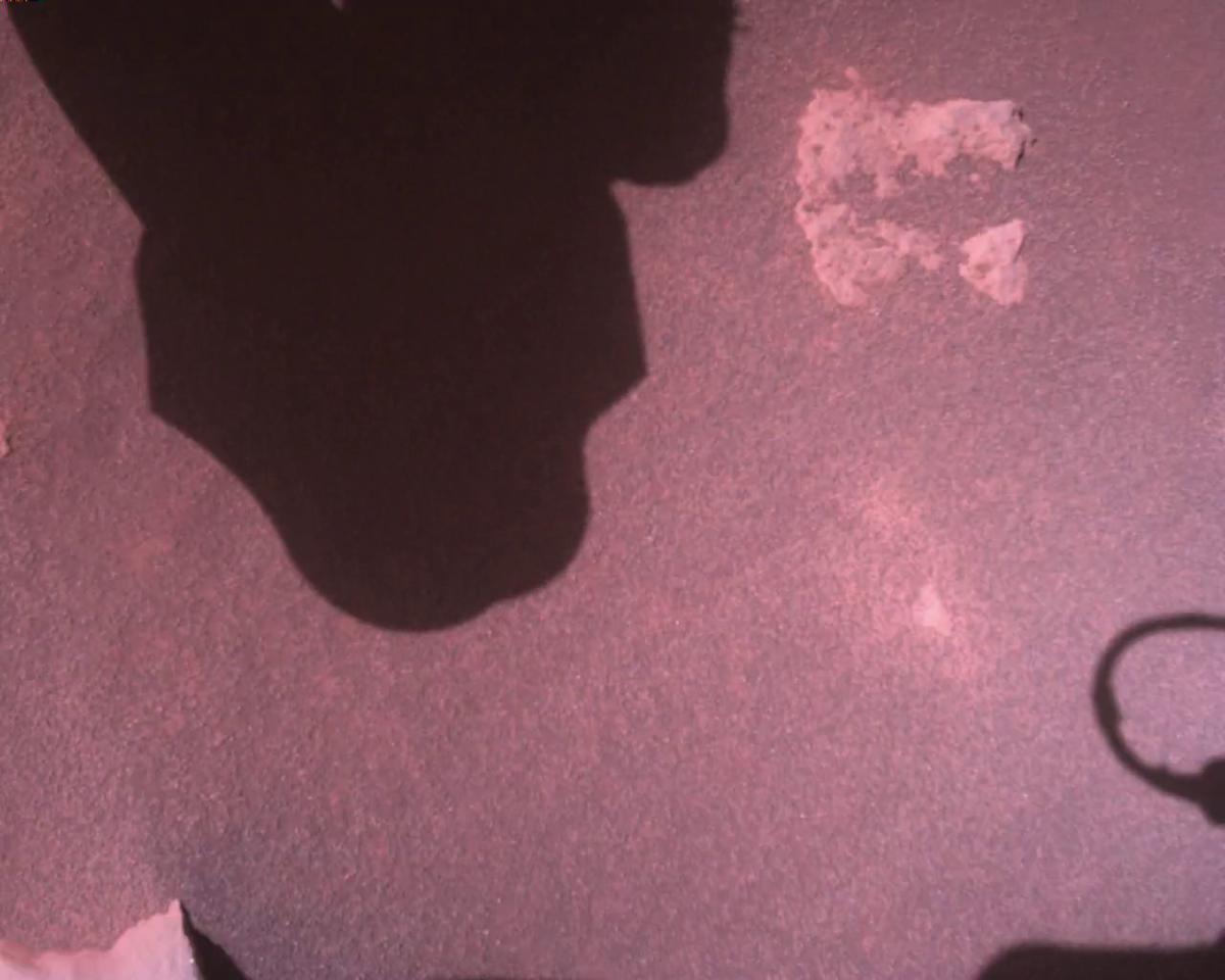 This image was taken by EDL_RDCAM onboard NASA's Mars rover Perseverance on Sol 910