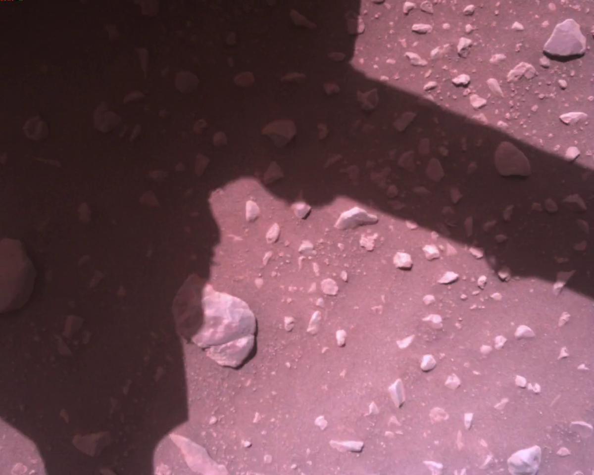 This image was taken by EDL_RDCAM onboard NASA's Mars rover Perseverance on Sol 910