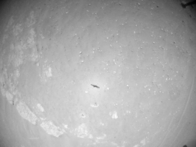 This image was taken by HELI_NAV onboard NASA's Mars rover Perseverance on Sol 910