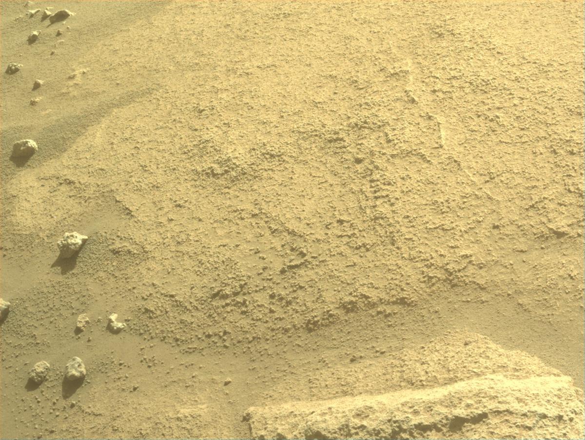 This image was taken by FRONT_HAZCAM_LEFT_A onboard NASA's Mars rover Perseverance on Sol 911