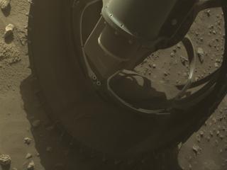 View image taken on Mars, Mars Perseverance Sol 911: Front Right Hazard Avoidance Camera (Hazcam)