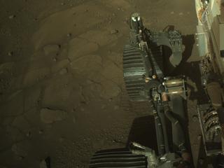 View image taken on Mars, Mars Perseverance Sol 911: Left Navigation Camera (Navcam)