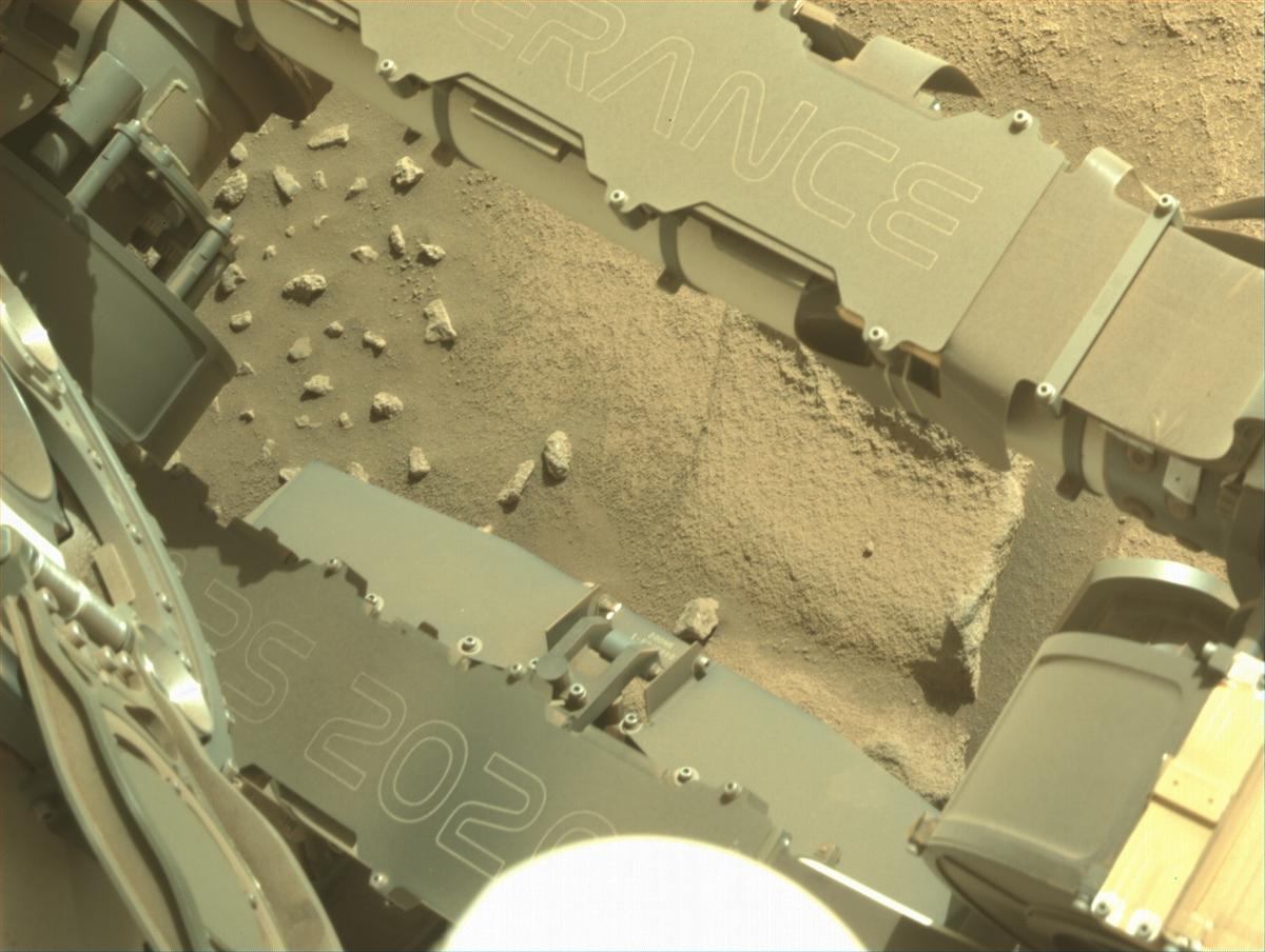 This image was taken by NAVCAM_RIGHT onboard NASA's Mars rover Perseverance on Sol 911