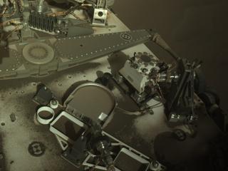 View image taken on Mars, Mars Perseverance Sol 911: Right Navigation Camera (Navcam)