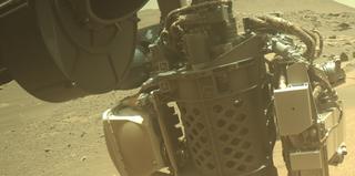View image taken on Mars, Mars Perseverance Sol 915: Front Left Hazard Avoidance Camera (Hazcam)