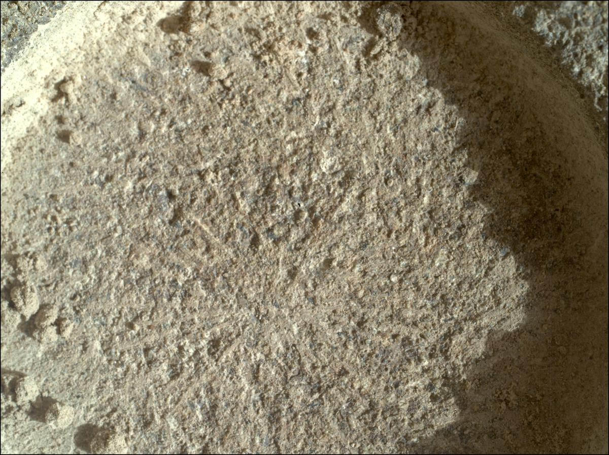 This image was taken by SHERLOC_WATSON onboard NASA's Mars rover Perseverance on Sol 920